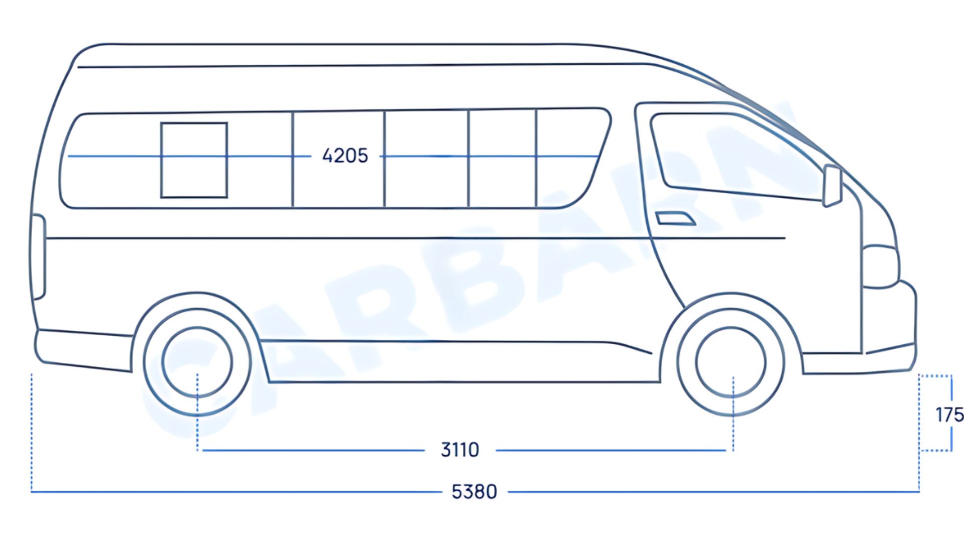Toyota Hiace Dimensions