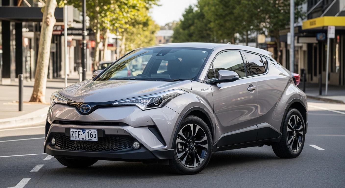 Toyota C-HR Hybrid: a higher-seat option for buyers who want crossover feel without heavy fuel use.
