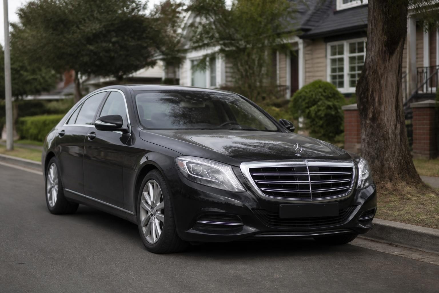 Mercedes-Benz S400 W222 V6 petrol hybrid sedan — Japan-sourced early-build example for import