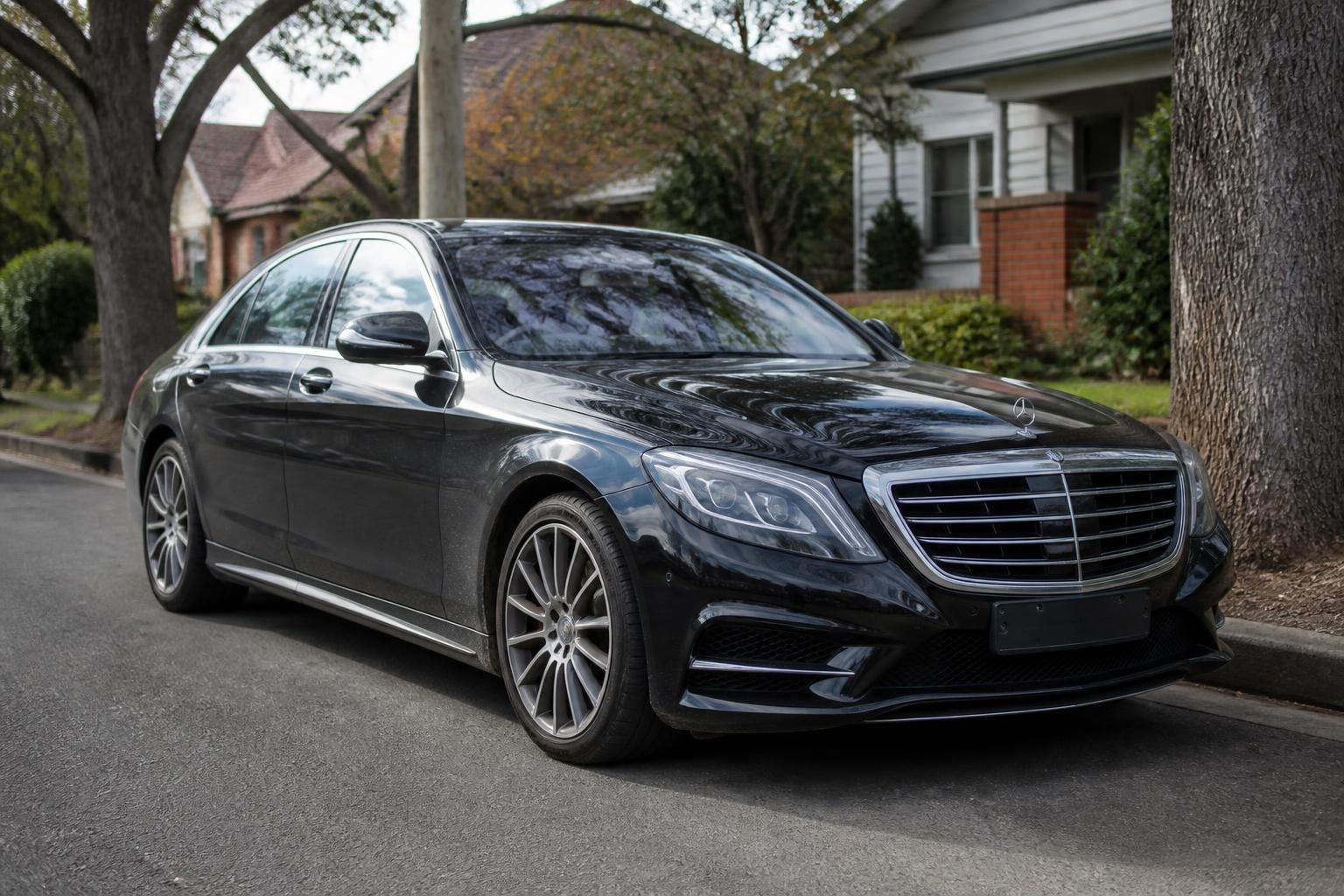 Mercedes-Benz S450h W222 performance-criterion inline-six sedan — Japan-sourced 2017–2020 example