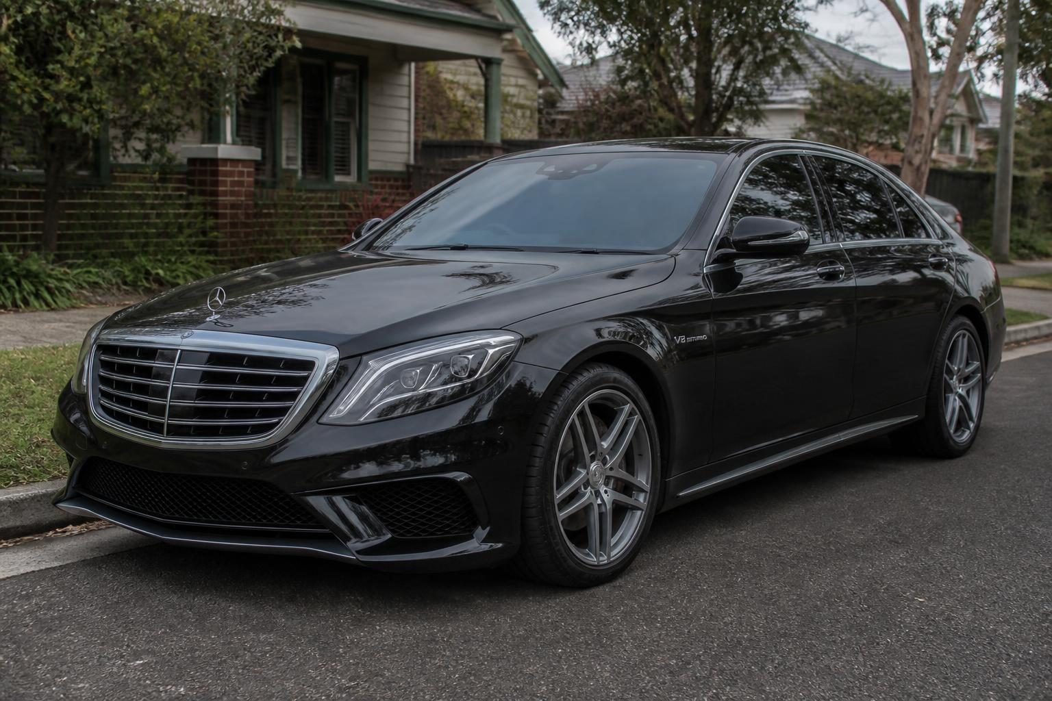 Mercedes-Benz S63 AMG W223 V8 twin-turbo plug-in hybrid sedan — flagship performance variant with all-wheel drive