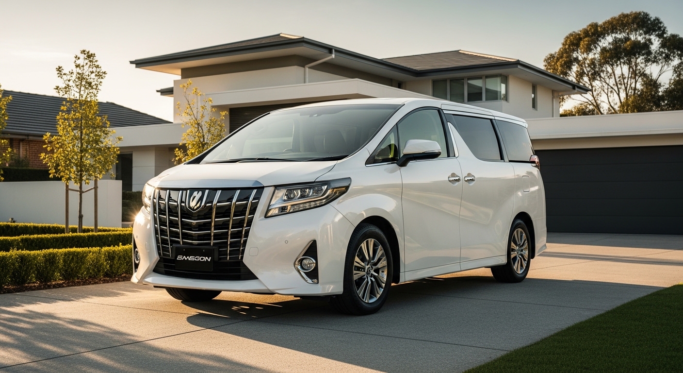 Toyota Alphard AYH30 hybrid exterior in Sydney