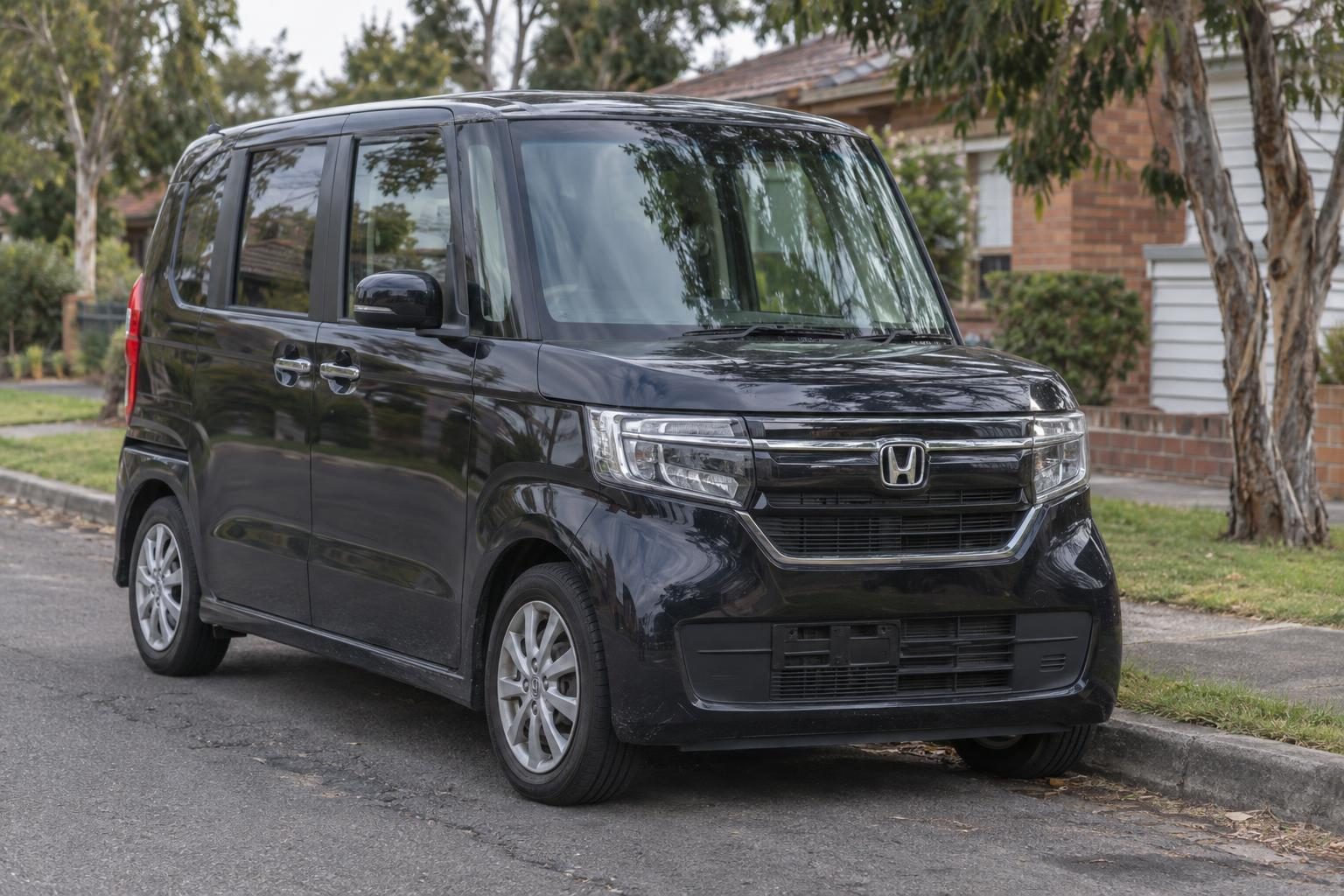2019 Honda N-Box JF3 kei wagon, a build year that falls inside the December 2023 fuel pump recall window