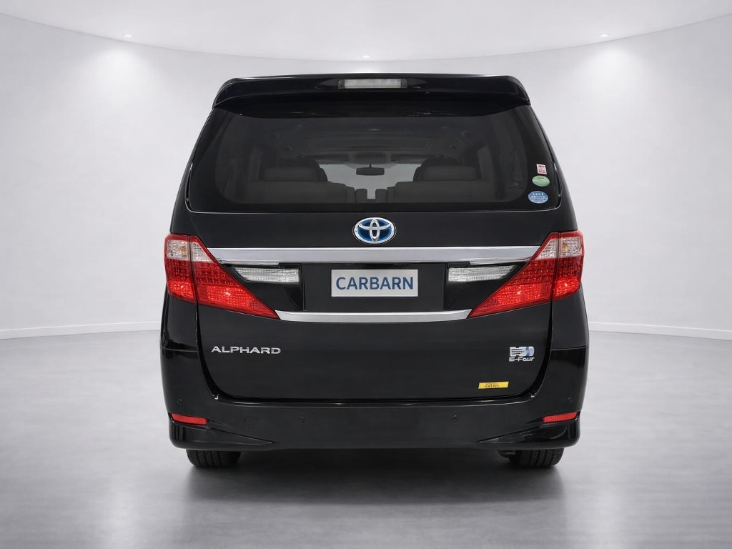2013 Toyota Alphard Hybrid X 4WD rear exterior photo 2
