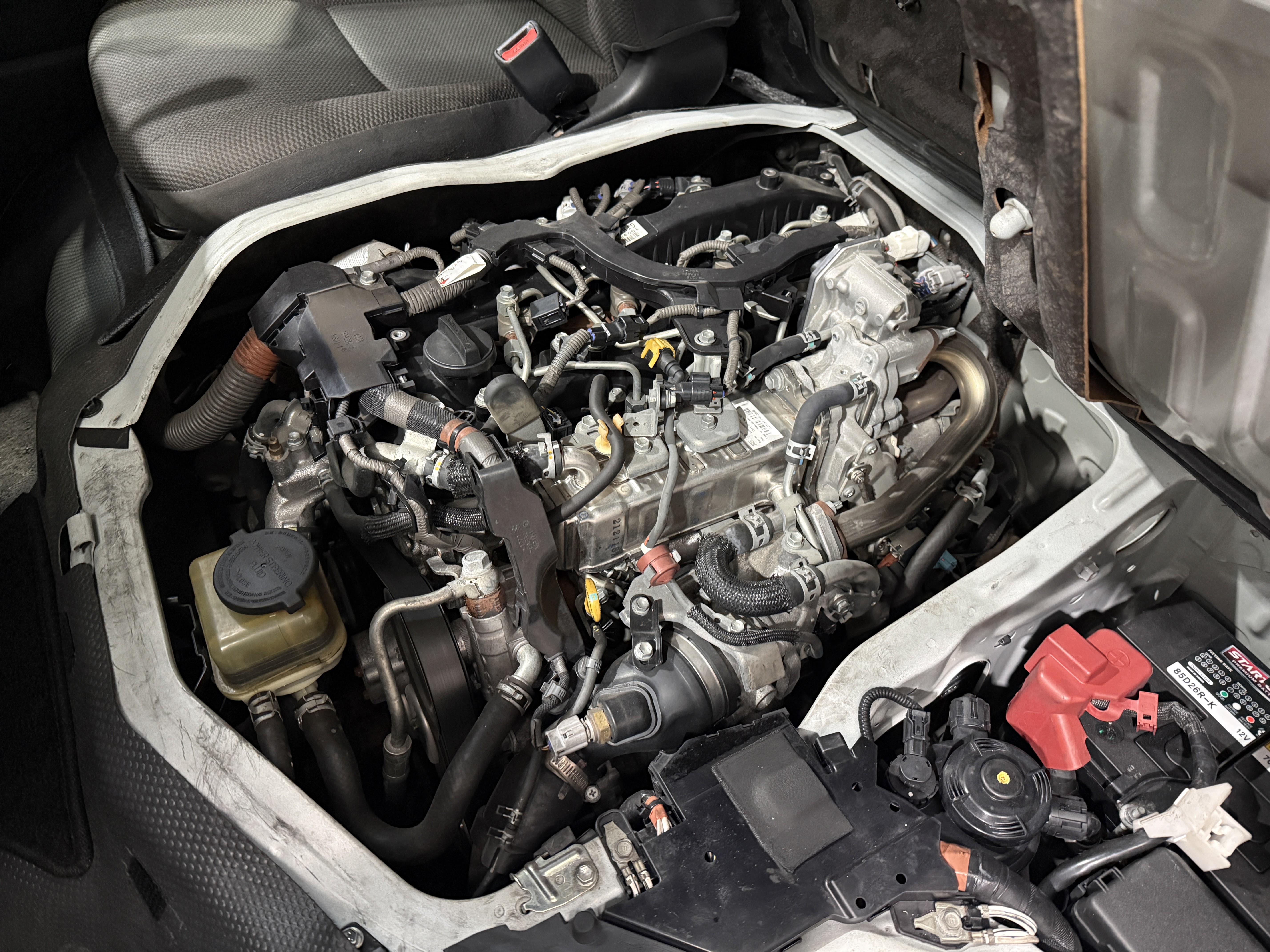2019 Toyota Hiace DX 4WD engine bay