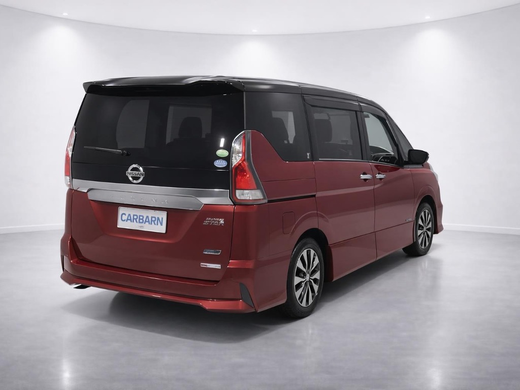 2018 Nissan Serena Highway Star V rear exterior photo 2