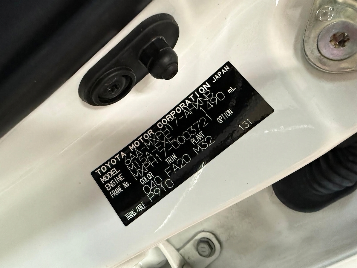 2024 Toyota Yaris X 4WD rear exterior photo 4