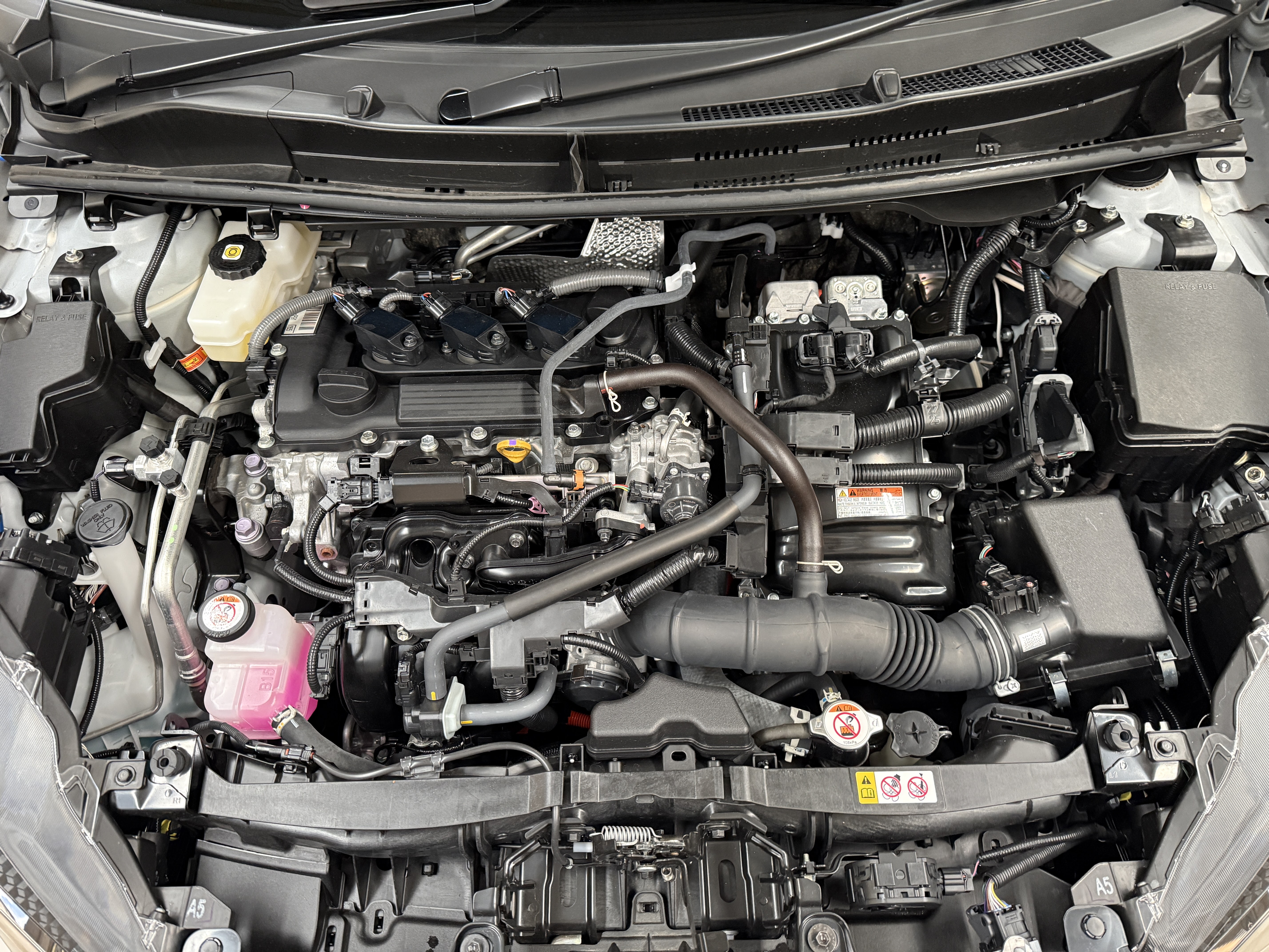 2024 Toyota Yaris X 4WD engine bay