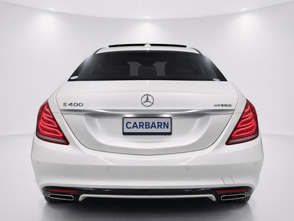 2014 Mercedes-Benz S-Class S 400HB Exclusive AMG rear exterior photo 2