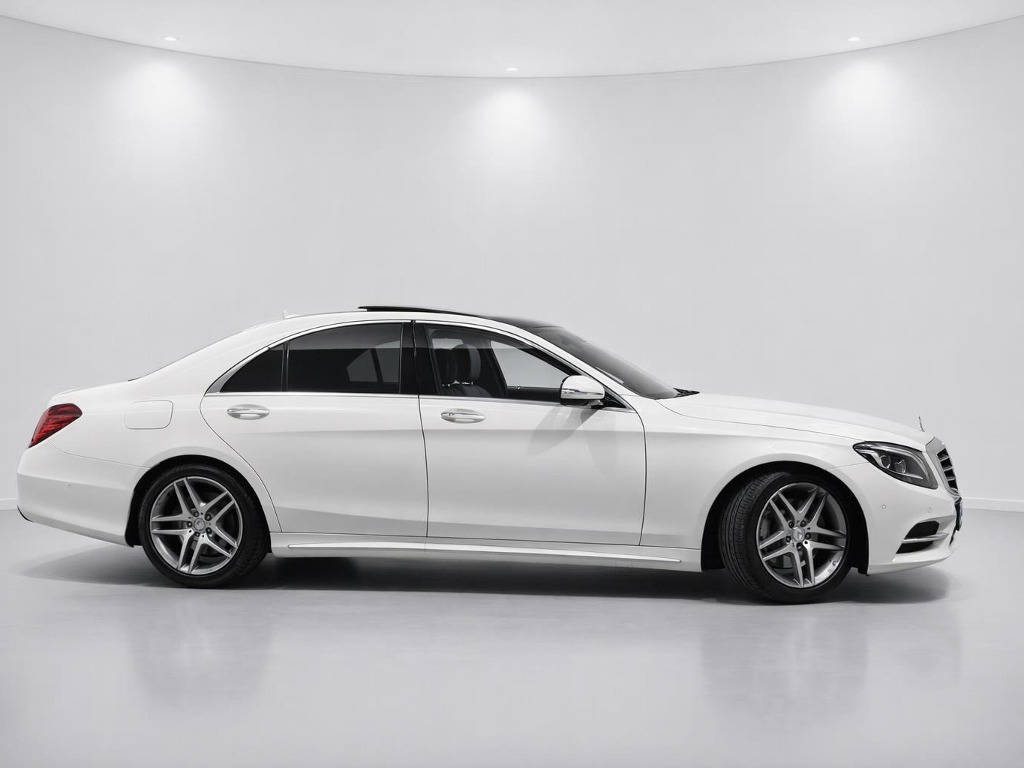 2014 Mercedes-Benz S-Class S 400HB Exclusive AMG side exterior photo 2
