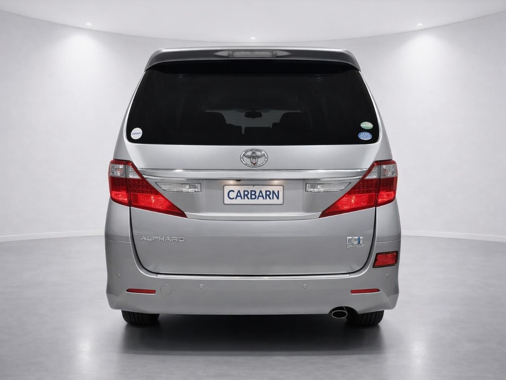 2012 Toyota Alphard Hybrid SR AWD rear exterior photo 2