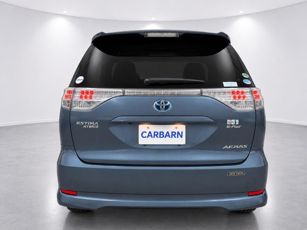 2014 Toyota Estima Hybrid Aeras 4WD rear exterior photo 2