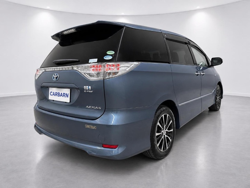 2014 Toyota Estima Hybrid Aeras 4WD rear exterior photo 3
