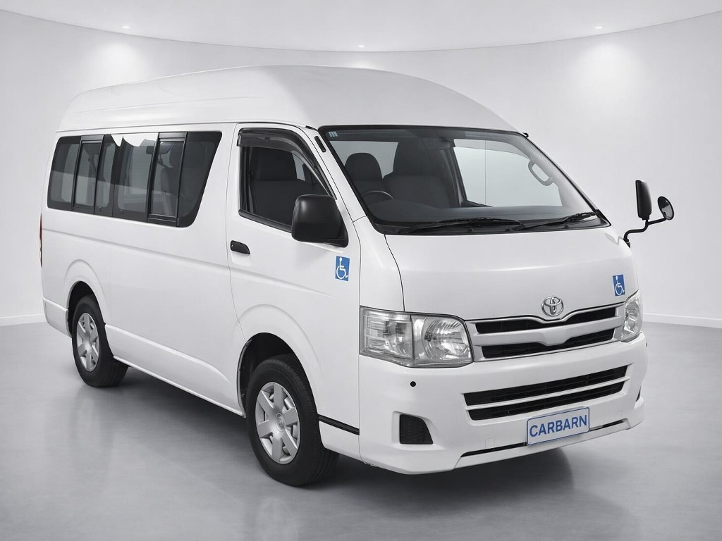 2010 Toyota Hiace DX 4WD Welcab front exterior at Carbarn Lidcombe